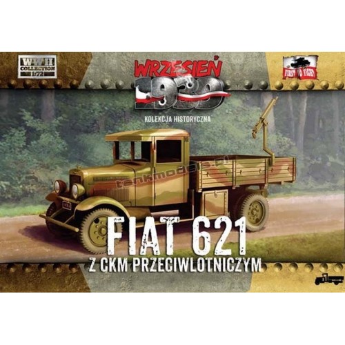 Polish Fiat 621L w/AA machine gun - First To Fight PL1939-17