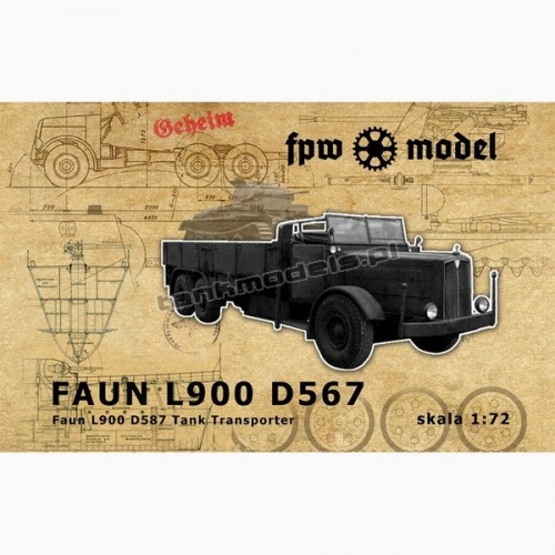 Faun L900 D587 tank transporter - FPW Model 72003