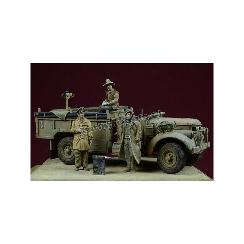 Breakfast in The Sahara - LRDG Patrol - D-Day Miniature 72004