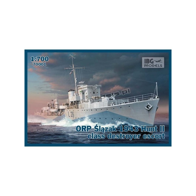 ORP Slazak 1943 Hunt II class destroyer escort - IBG 70001