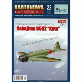Nakajima B5N2 "Kate" - Kartonowa Kolekcja 22