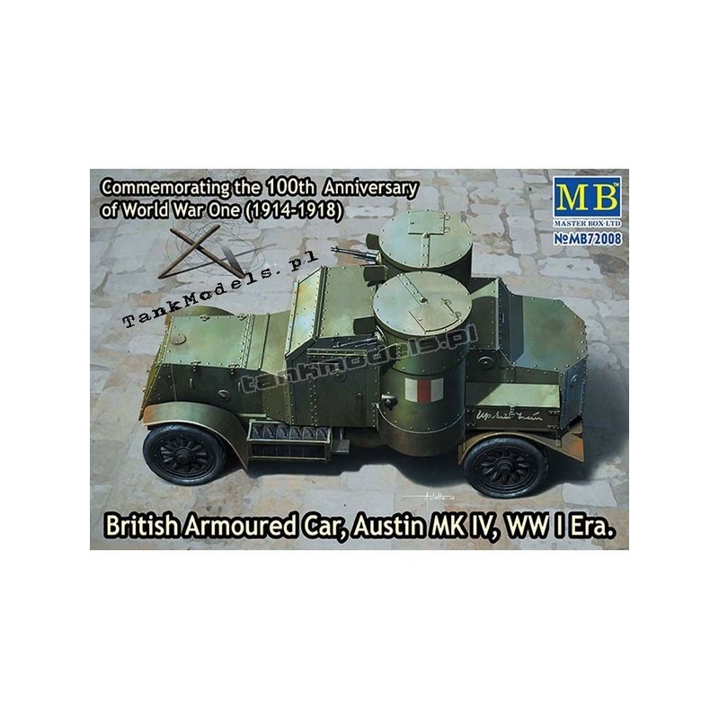 Austin Mk IV British Armoured Car (WW I) - Master Box 72008