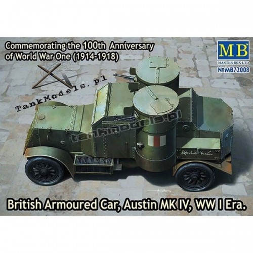 Master Box 72008 - Austin Mk IV British Armoured Car (WW I)