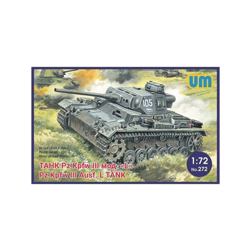 Panzer III Ausf L witch protective screen - Unimodels 272