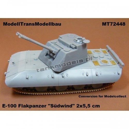 E-100 Flakpanzer "Südwind" 2x5,5 cm (conv. for Madelcollect) - Modell Trans 72448