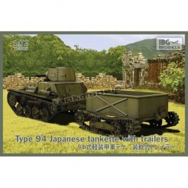Type 94 Japanese tankette with trailers (2 trailers) - IBG 72045