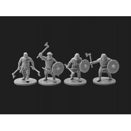 Vikings 4 - warriors with axes - V&V Miniatures R28.8