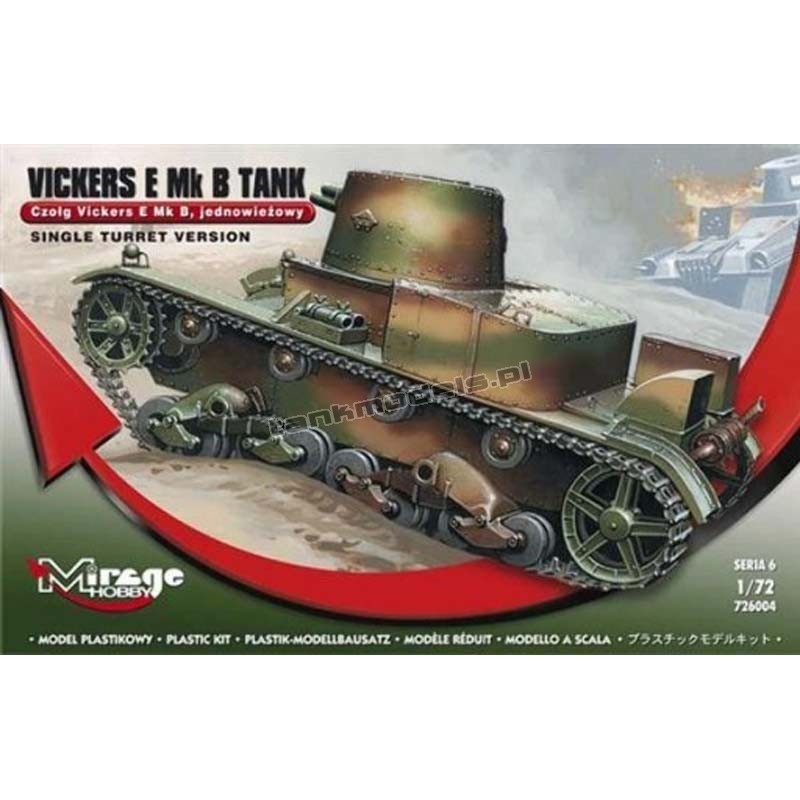 First to Fight 029 1/72 WWII Vickers E Polish Light Tank Single Turret 