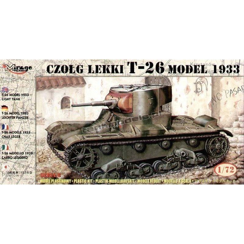 T-26 model 1933 'Wojna w Hiszpanii' - Mirage Hobby 726009