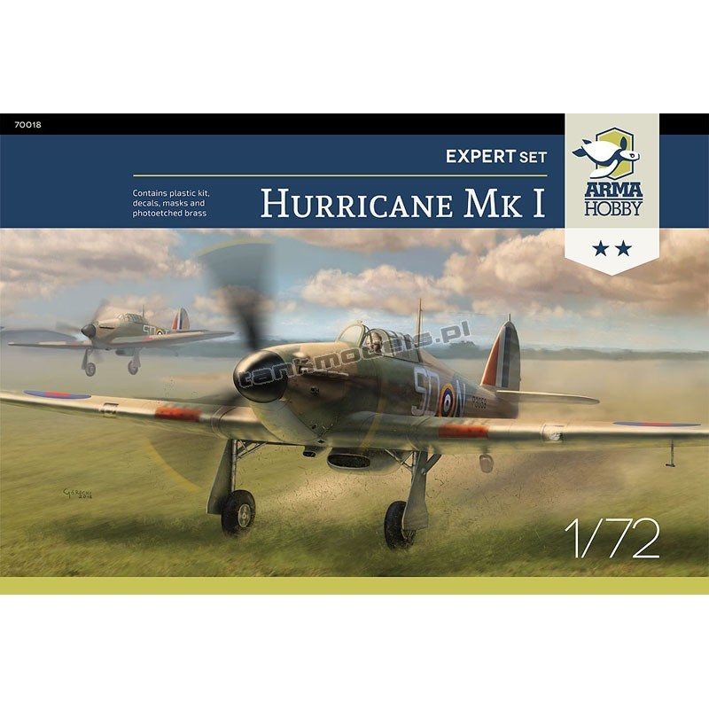 Hurricane Mk I "Battle of Britain" (expert set) - Arma Hobby 70019