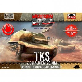TKS z działkiem 20mm (metalowa lufa) - First To Fight  PL1939-01 LE