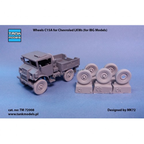 Wheels C15A for Chevrolet (for IBG) - Tank Models TM 72008