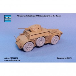 Tank Models 72013 - Wheels for AB M41 Libya Sand Tires (for Italeri) - TM72013 - sklep modelarski Tank Models