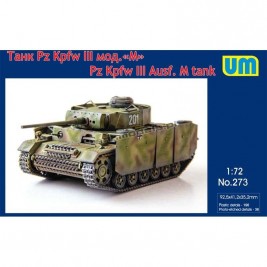 Panzer III Ausf M with protective screen - Unimodels 273