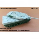 Leopard 2 E (conv. for Leopard 2A6/A6M (Revell) - Modell Trans 72103
