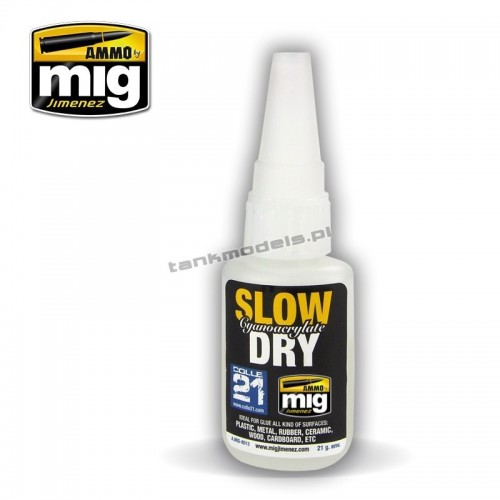 Slow Dry Cyanoacrylate Glue - AMMO of Mig Jimenez 8013