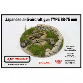 Japanese AA Gun Tpe 88-75mm - AJM Models G72-001