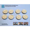 Wheels for Sd.Kfz. 231/232/263 (8-Rad) (for First To Fight) - Tank Models TM 72015