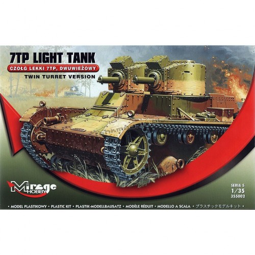 7TP Polish Tank twin turrer - Mirage Hobby 355002