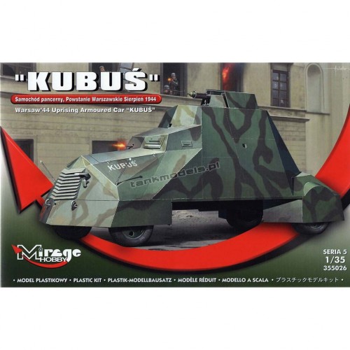 Polish armored car Kubuś (Warsaw Uprising 1944) - Mirage Hobby 355026