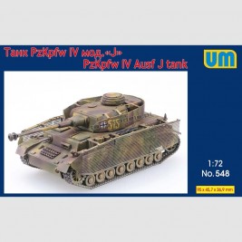 Panzer IV Ausf. J w/schuerzen - Unimodels 548