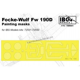 IBG 72M001 - Masks for Focke-Wulf Fw 190D (for IBG 72531-72550)