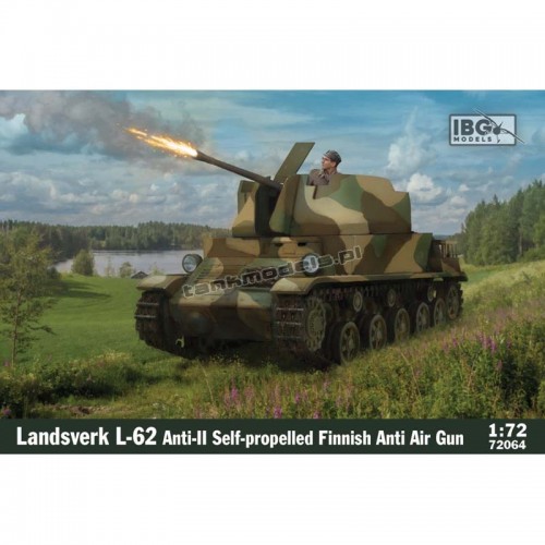 IBG 72064 - Landsverk L-62 Anti-II Finnish Self-propelled Anti Air Gun - hobby store Tank Models