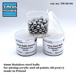 6mm Steel balls for mixing...