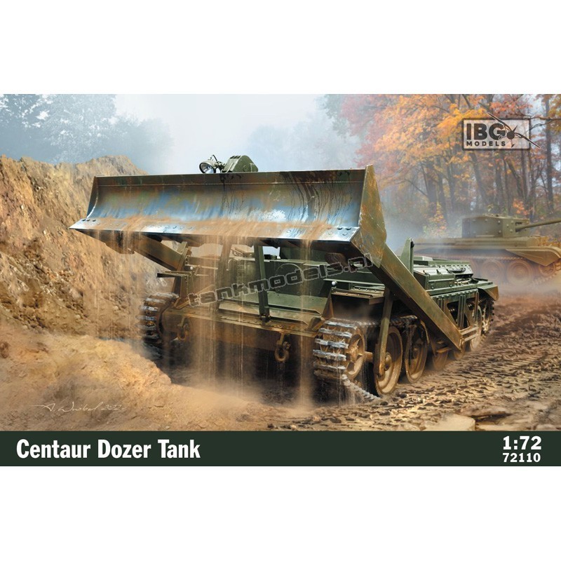 IBG 72110 - Centaur Dozer Tank - sklep modelarski Tank Models