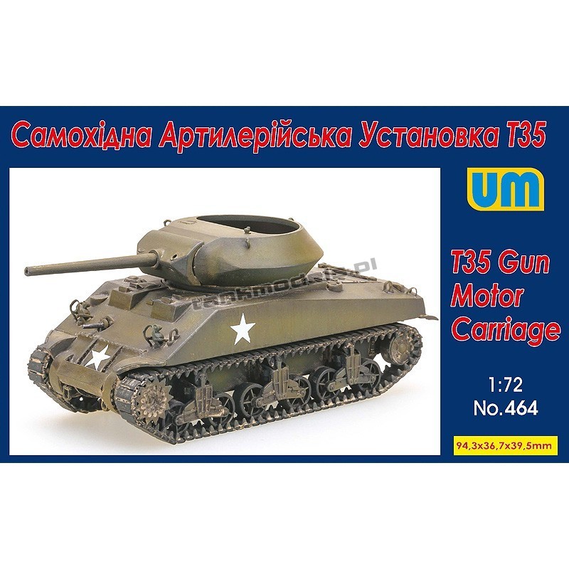 Unimodels 464 - T35 Gun Motor Carriage - ehobby store Tank Models