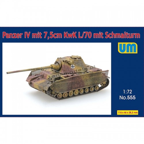 Unimodels 555 - Panzer IV Ausf. J with Schmalturm - sklep modelarski Tank Models