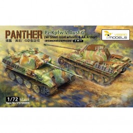 Vespid Models 720009 -Panzer V Panther Ausf. G 2in1 - ehobby store Tank Models