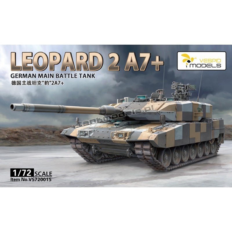 Vespid Models 720015 - Leopard 2 A7+ German MBT - sklep modelarski Tank Models