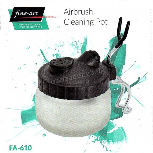 Fine-Art FA-610 - Clean Pot airbrush cleaning station - ehobby store Tank Models
