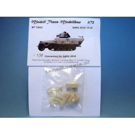 Sd.Kfz. 251 with R-35 Turret (for Hasegawa) - Modell Trans 72032