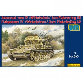 Unimodels 560 - Flakpanzer IV Wirbelwind 2cm - Unimodels 560 - sklep modelarski Tank Models