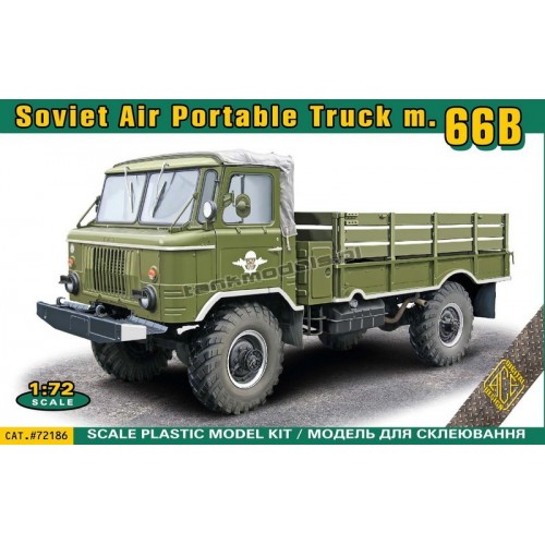 Soviet GAZ-66B Air portable 4x4 truck - ACE 72186