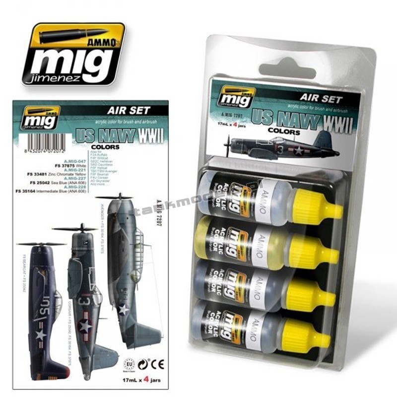 AMMO MIG-7207 - US Navy WWII Colors - ehobby store Tank Models