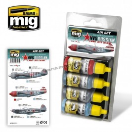 AMMO by MIG Jimenez 7223 - Russian WWII Late Colors - ehobby store Tank Models