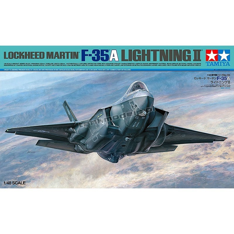 Tamiya 61124 - Lockheed Martin F-35A Lightning II - hobby store Tank Models