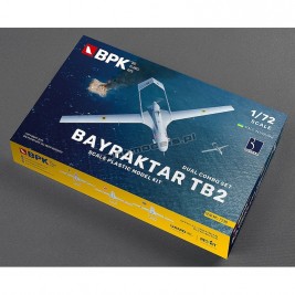BPK 7230 - Baykar TB2 Bayraktar Combo set (2 modele) - Big Planes Kits - hobby store Tank Models