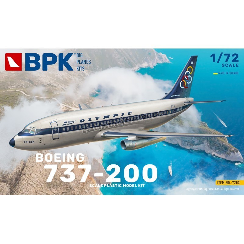 Boeing 737-200 Olympic - Big Planes Kits 7203 - BPK - sklep modelarski Tank Models