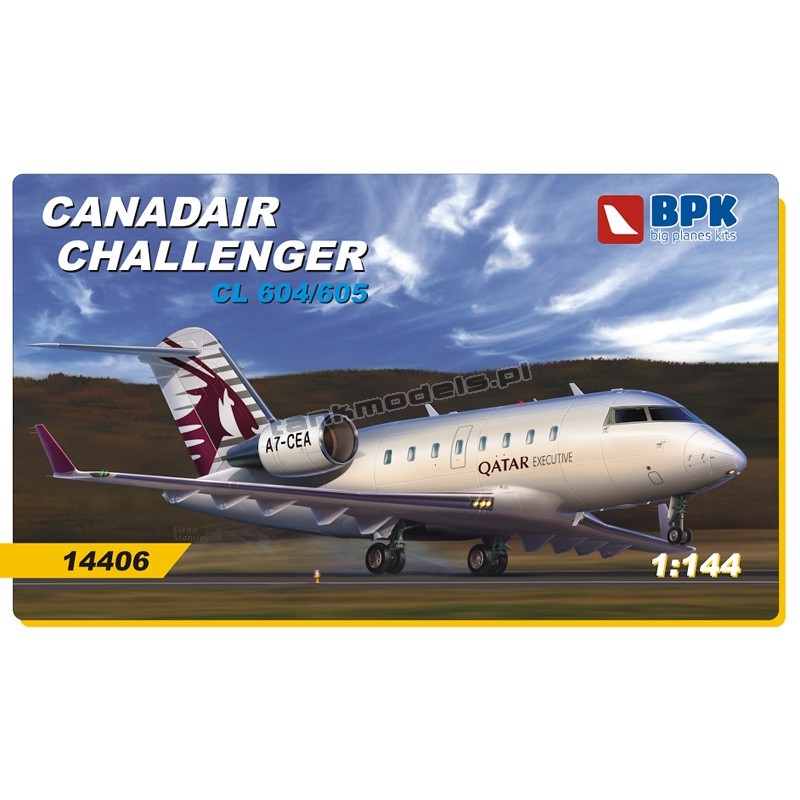 Big Planes Kits 14406 - Bombardier Canadair Challenger CL604/605 - BPK14406 - hobby store Tank Models