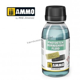 AMMO of Mig Jimenez A.MIG-2021 - Photoetch Burnishing Fluid (100 ml) - sklep modelarski Tank Models