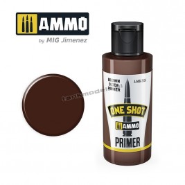 AMMO MIG 2026 - One Shot Primer Brown Oxide (60 ml) - hobby store Tank Models