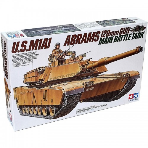 U.S. M1A1 Abrams 120mm Gun Main Battle Tank - Tamiya 35156 - hobby store Tank Models