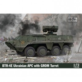 IBG Models 72119 - BTR-4E Ukrainian APC with GROM Turret - hobby store Tank Models