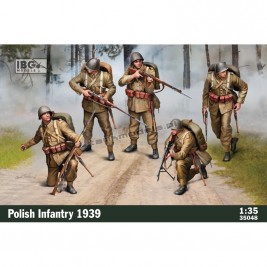 IBG Models 35048 - Polska Piechota 1939 ( 5 Figurek - sklep modelarski Tank Models