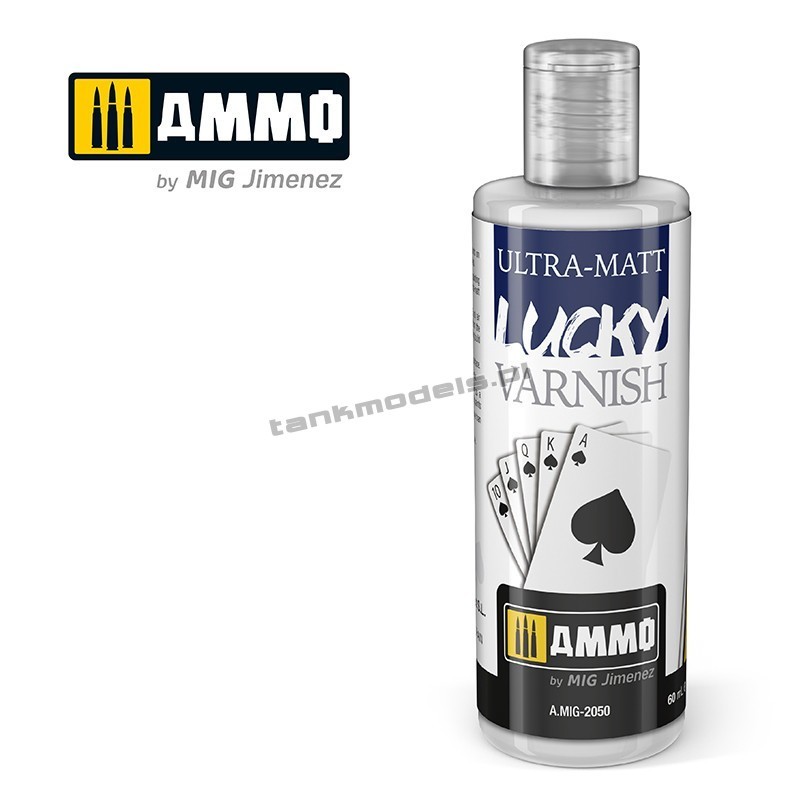 AMMO MIG 2050 Lucky Varnish Ultra Matt 60ml - hobby store Tank Models