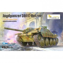 Vespid Models 720021 Jagdpanzer 38(t) Hetzer Late (metal barrel) - sklep modelarski Tank Models